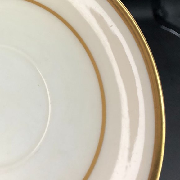 Lenox Ovington Bros NY Gold Rim Saucer - Picture 7 of 7
